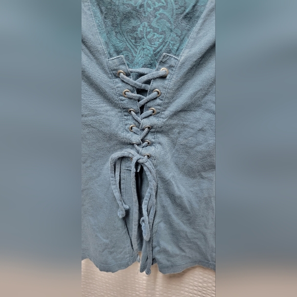 Harley-Davidson Gray and Blue Graphic Tee - Picture 6 of 8